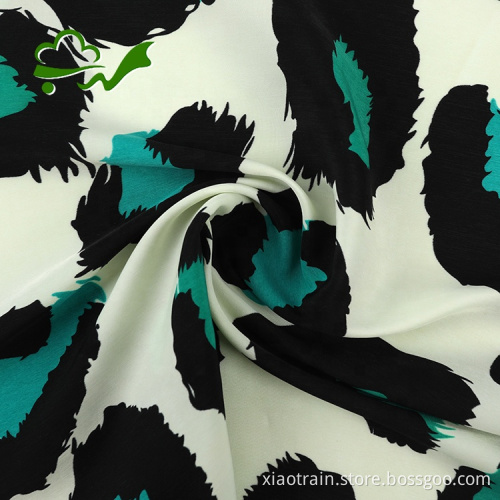 Dty polyester printed crepe de chine chiffon fabric